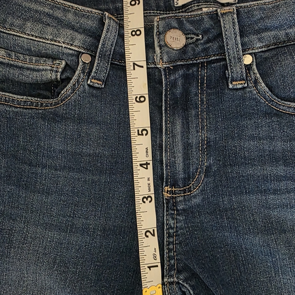 PAIGE Classic Blue Skinny Jeans - Picture 8 of 9